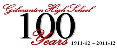 Gilmanton High School 100-Year Anniversary Logo